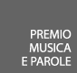 premio musica e parole